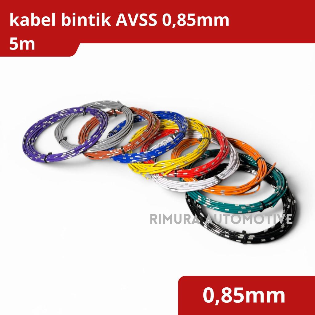 Kabel bintik 0,85mm 5m AVSS Kabel body kabel bintik kabel otomotif kabel relay kabel motor mobil kab