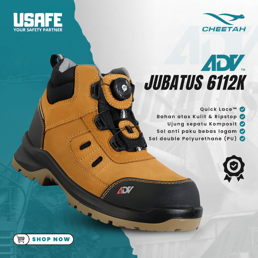 Sepatu Safety Cheetah 6112K S3 ADV Jubatus