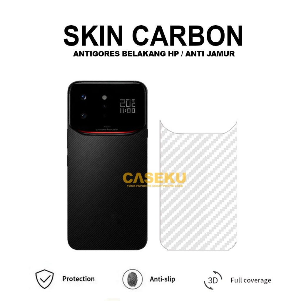 Infinix Note 60 Ultra Infinix Note 60 Infinix Note 60 Pro Skin Carbon Garskin Anti Gores Belakang In