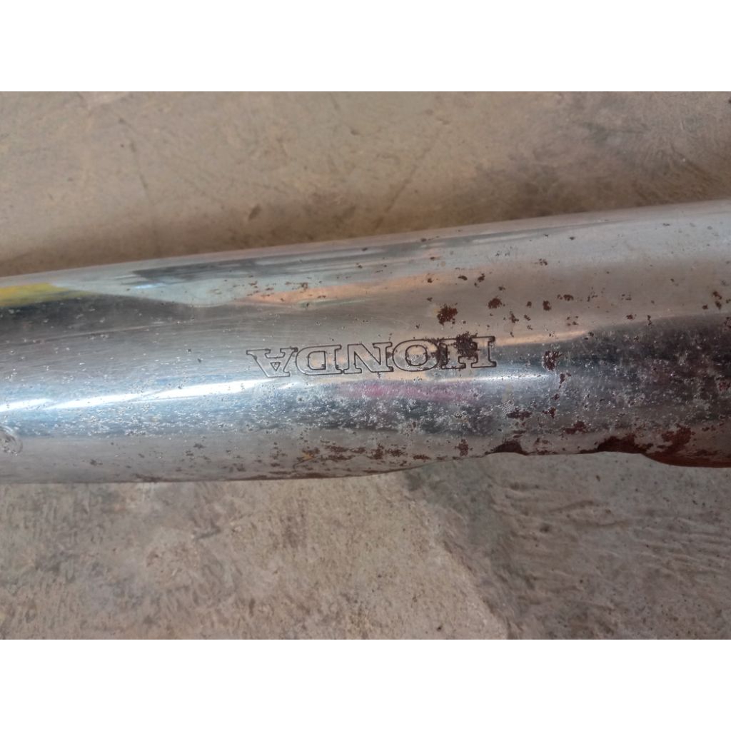 knalpot Supra x /Supra fit lama standar adem original copotan 2nd bekas