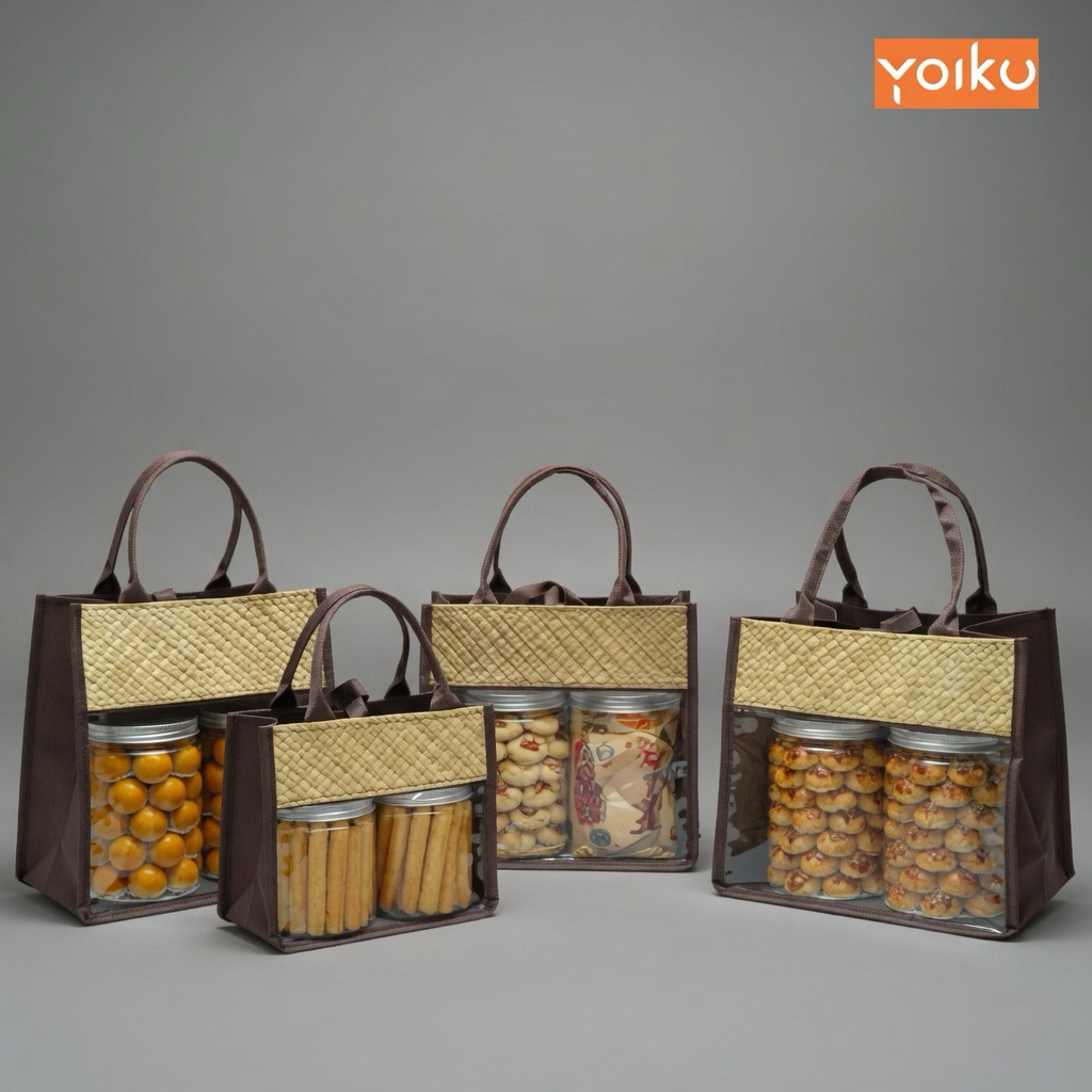 Yoiku Tas Berkatan Tas Anyaman Pandan Tas Hampers Tas Mika