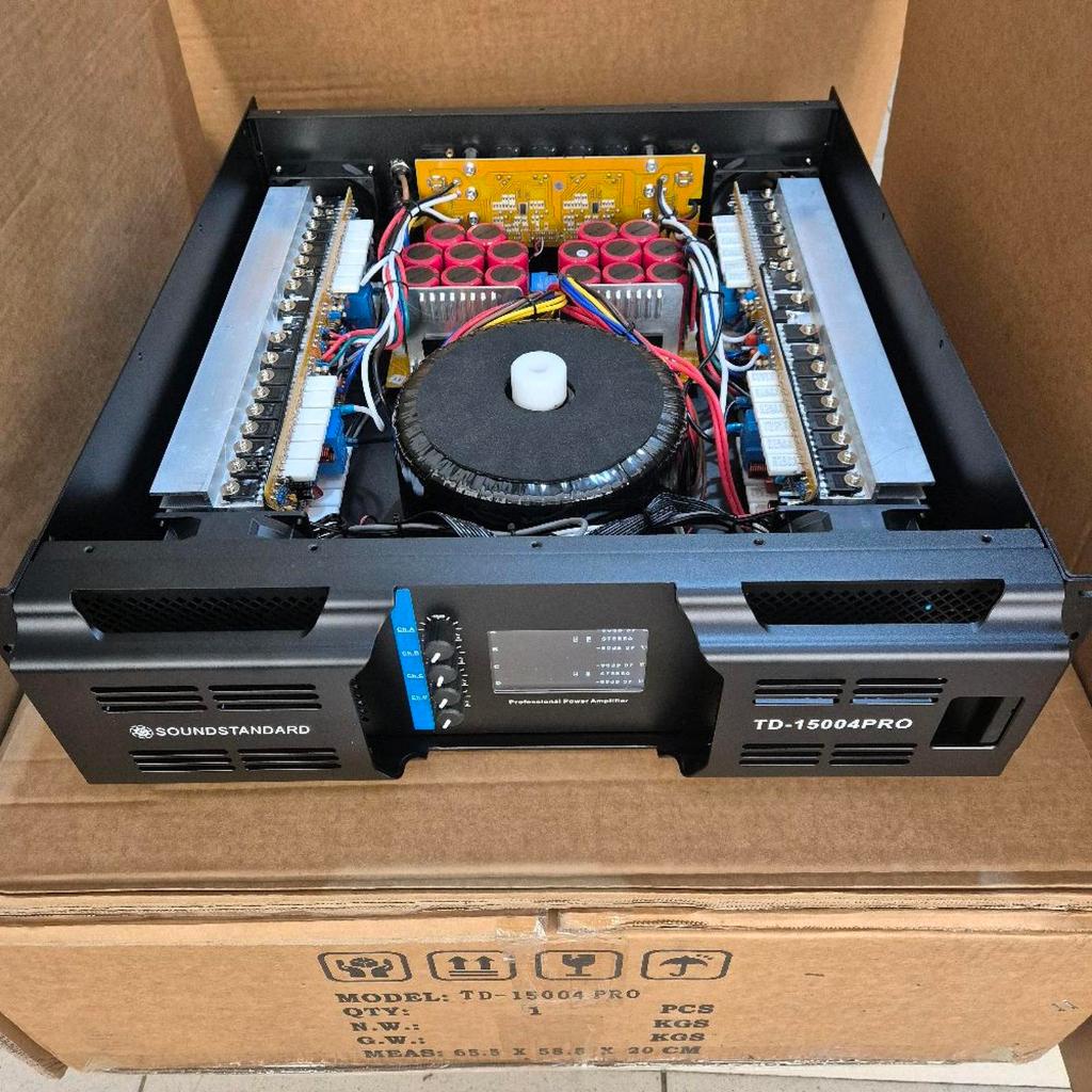 Power amplifier soundstandard TD 15004 4channel 4x1500 watt | MELODY CLASSIC