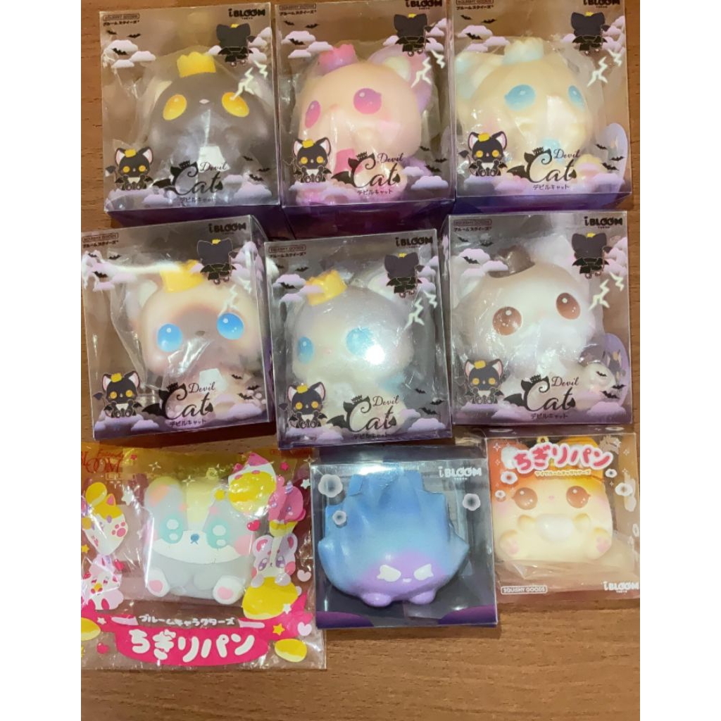 squishy sale ibloom angel cat, devil cat, chigirii