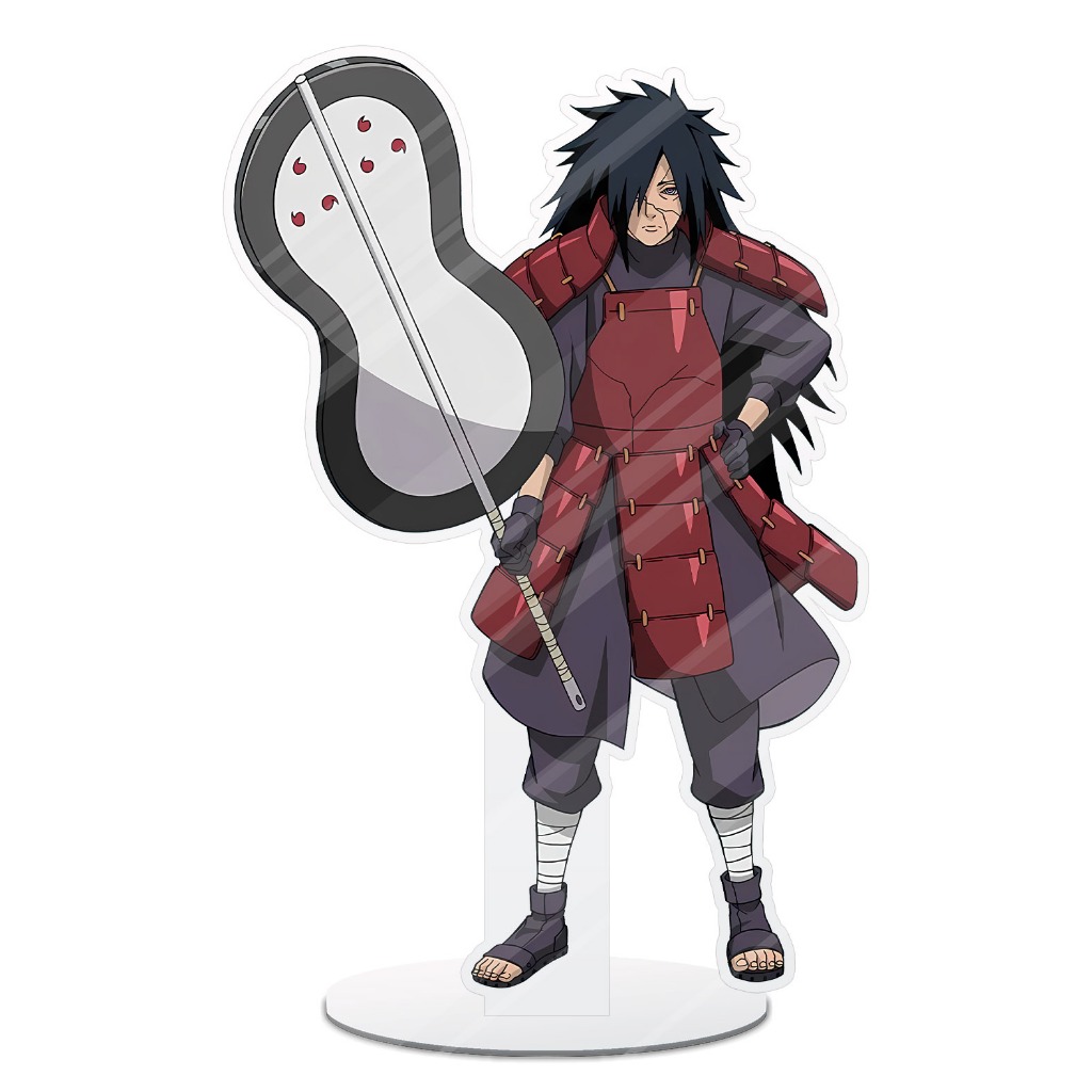Stand akrilik figure animeUCHIHA MADARAstandee 20cm-NARUTO SHIPPUDENmaterial Akrilik