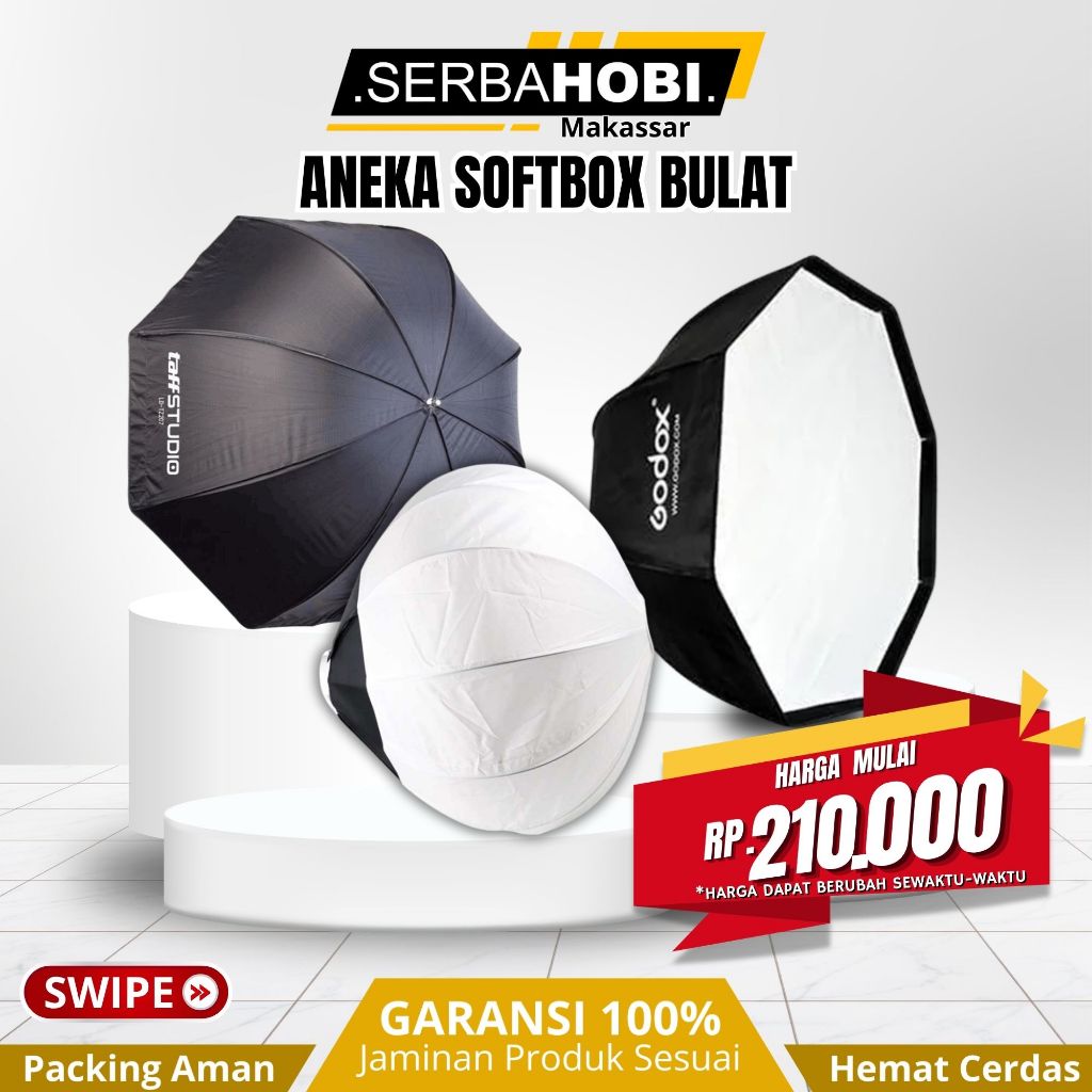 Softbox Bulat Lighting Studio/ Godox / triopo / takara