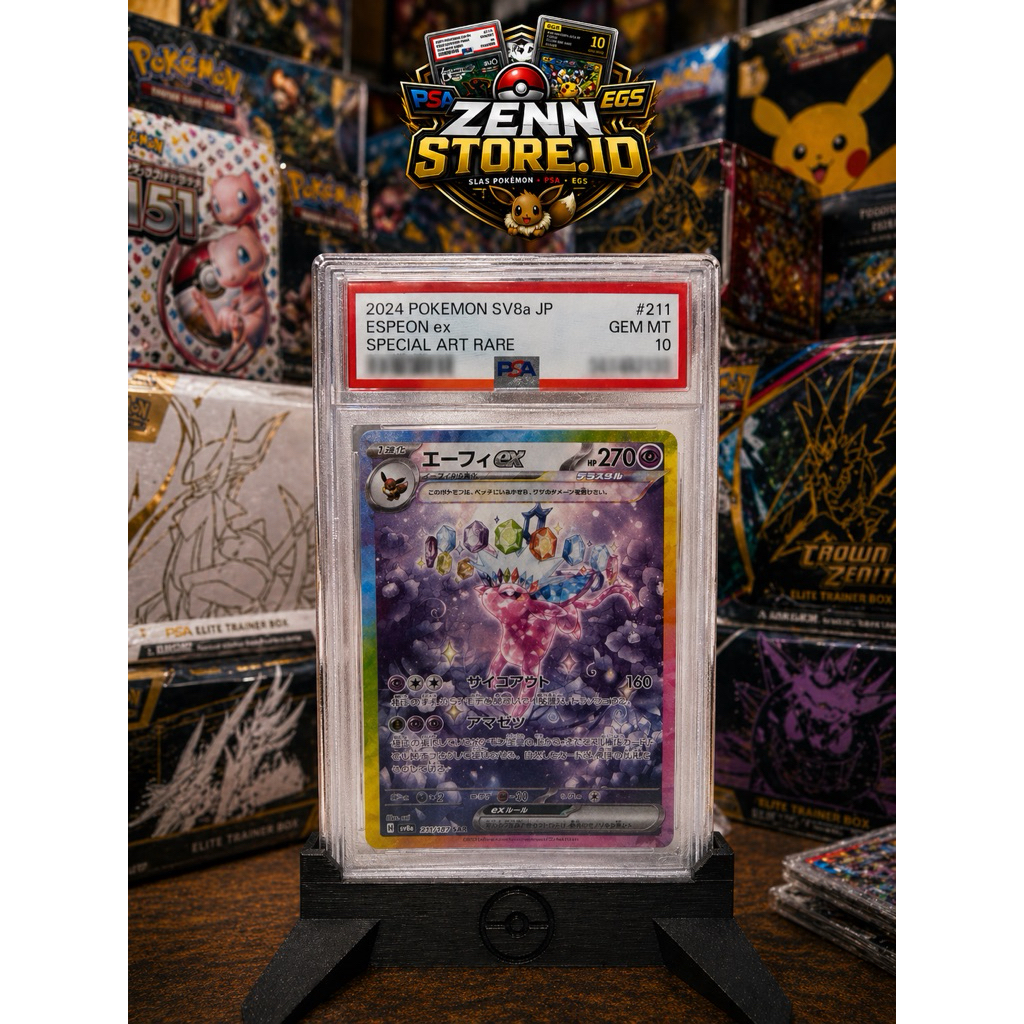 [PSA 10 Japan] Pokemon TCG - Espeon Ex SAR JP #211 - Terastal Festival