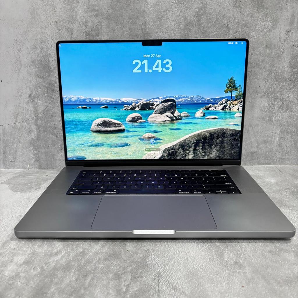 Macbook Pro M1 16" 2021 A2485 Apple M1Pro Ram 16GB Ssd 512GB Second