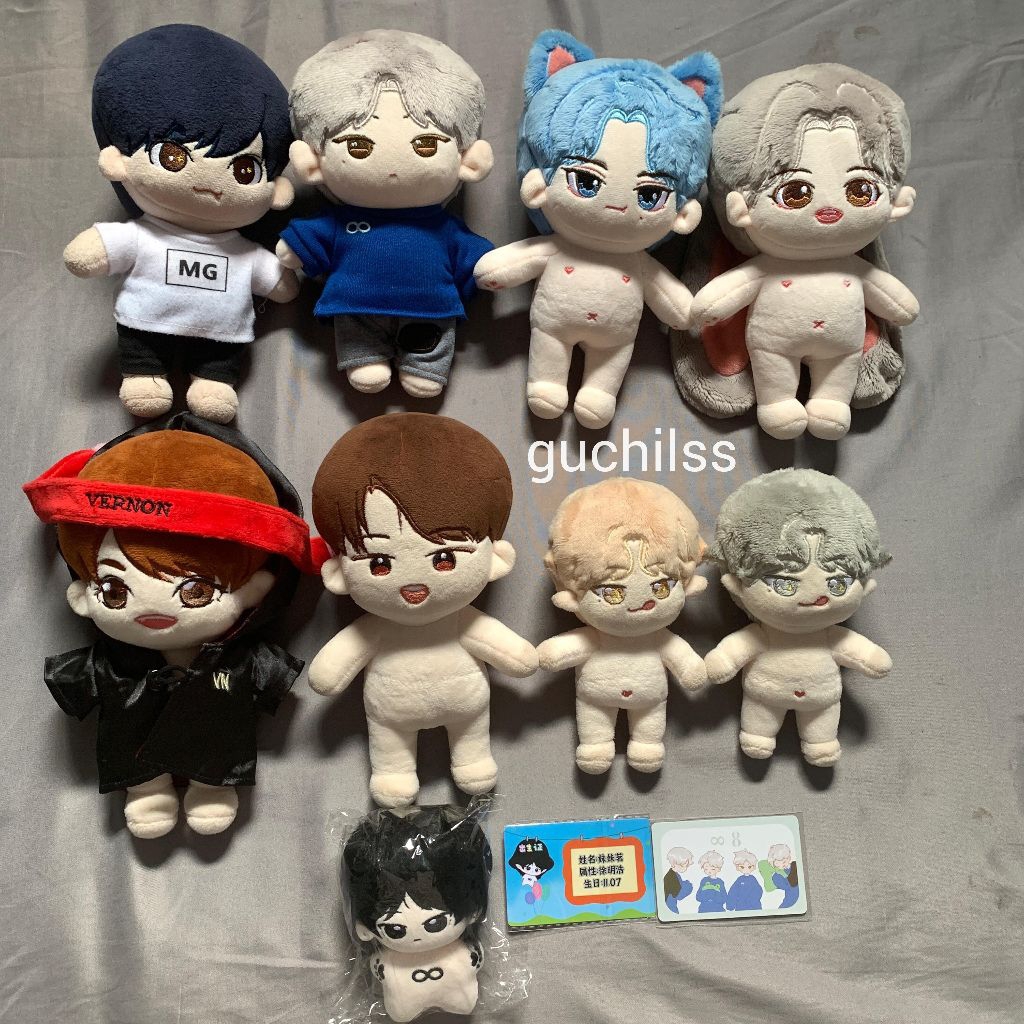 SEVENTEEN DOLL 20CM MINGYU MINGHAO THE8 VERNON DINO