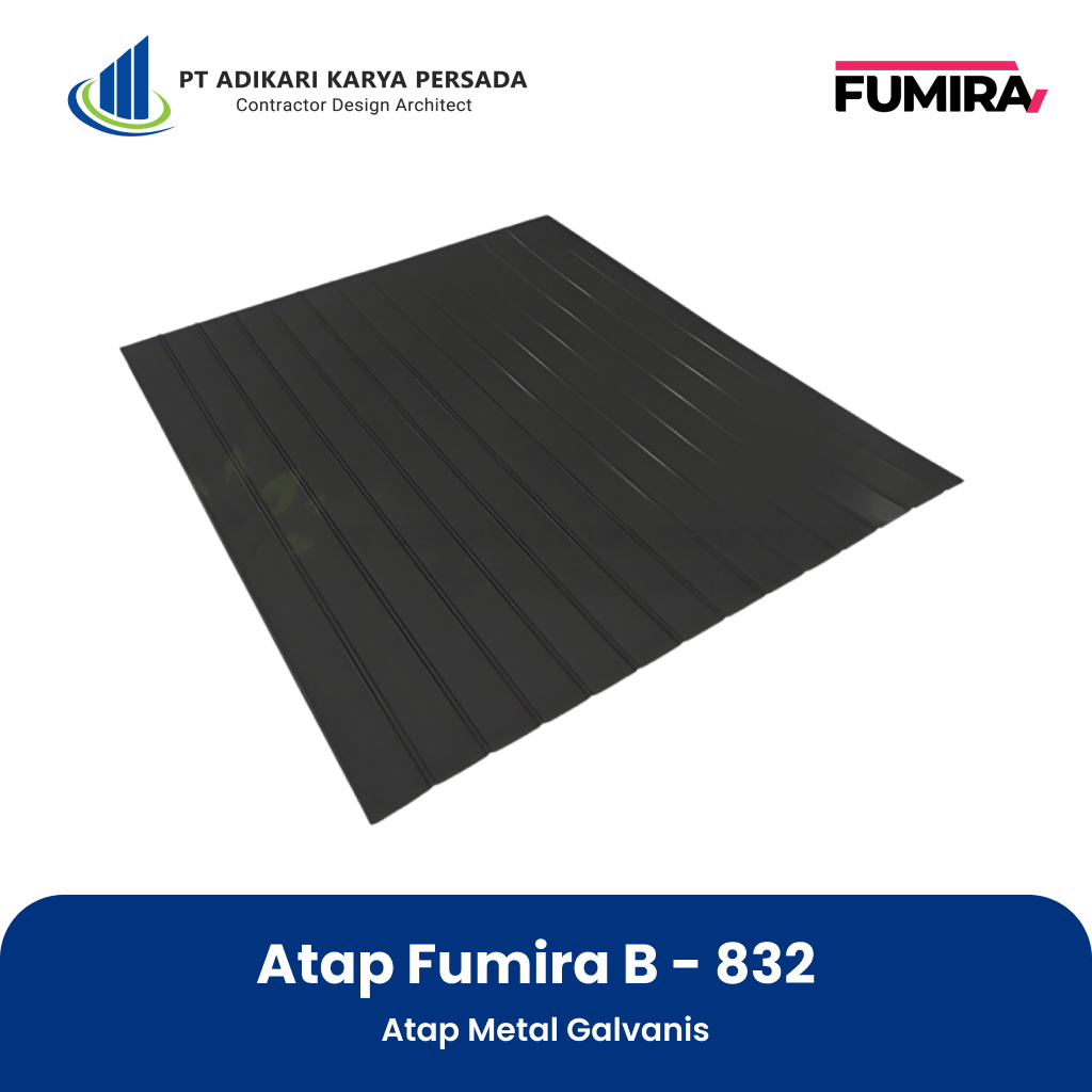 Atap Fumira B - 832 Atap Metal Galvanis Fumira