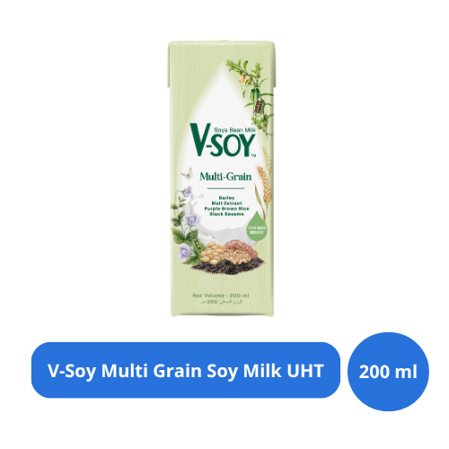 V-Soy Multi Grain Soy Milk UHT 200ml