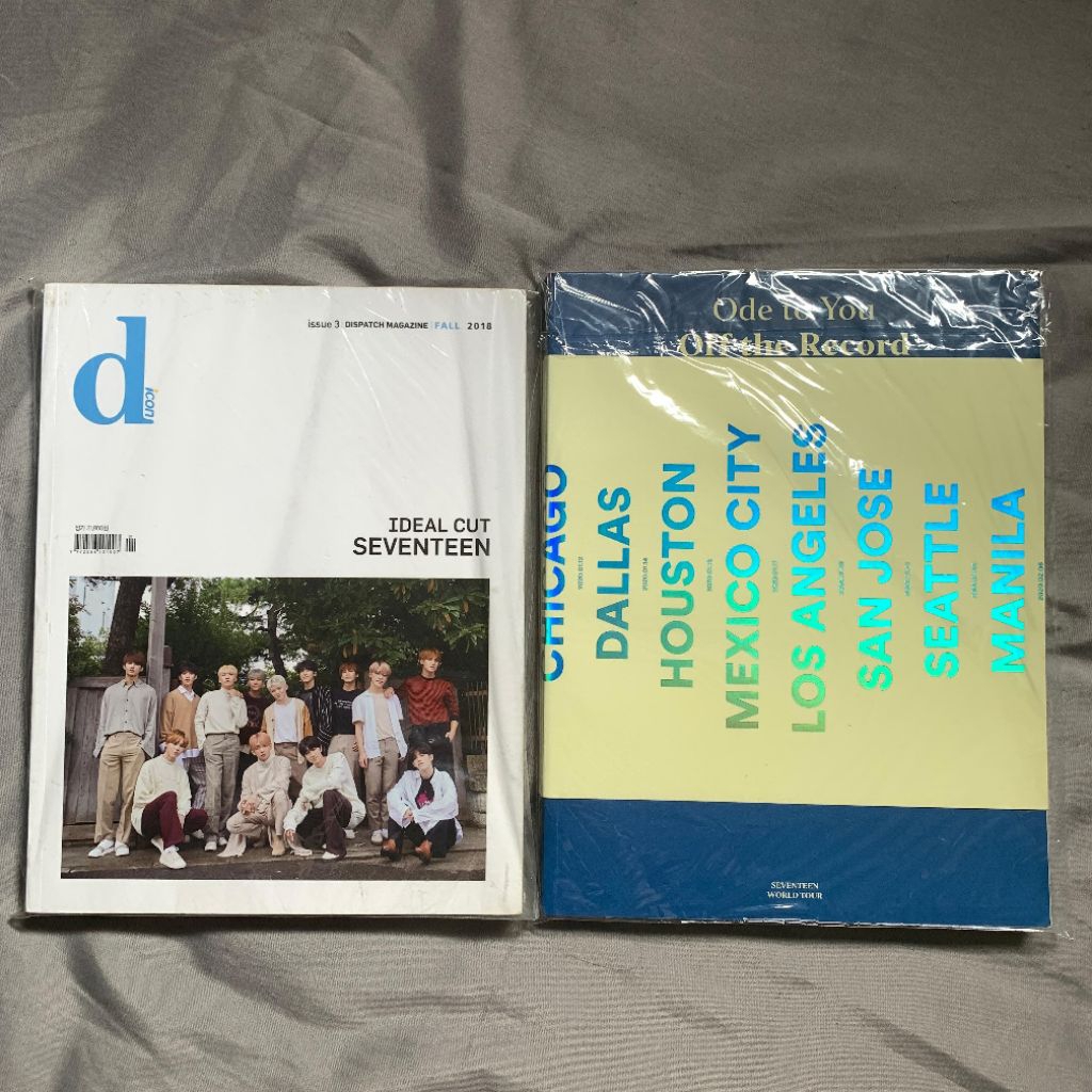 SEVENTEEN PHOTOBOOK ODE TO YOU OFF THE RECORD, DICON SEVENTEEN