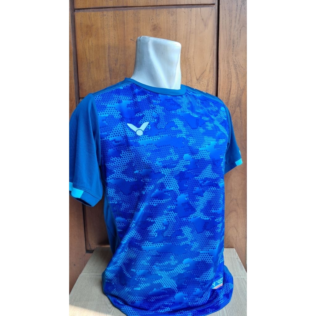 kaos badminton victor L kaos jersey victor ori murah bisa COD