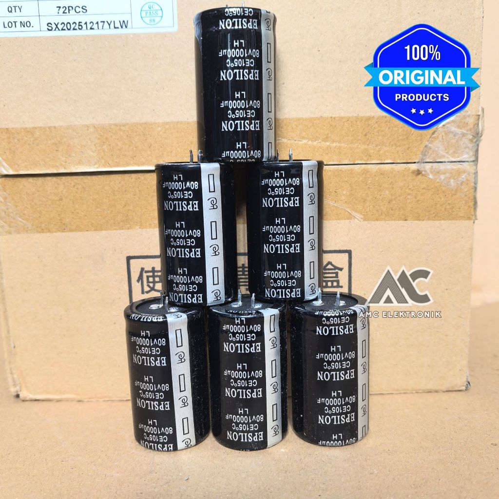 ELCO EPSILON 10000uf 80V LH ORIGINAL
