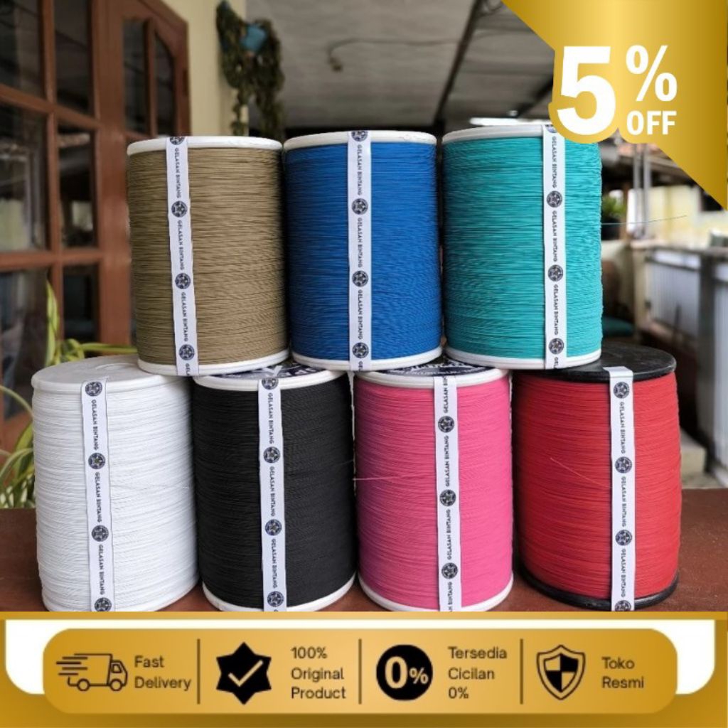 Gelasan 6000Yard Gelasan Layangan Super Tajam Cap Bintang Bahan Arida Original