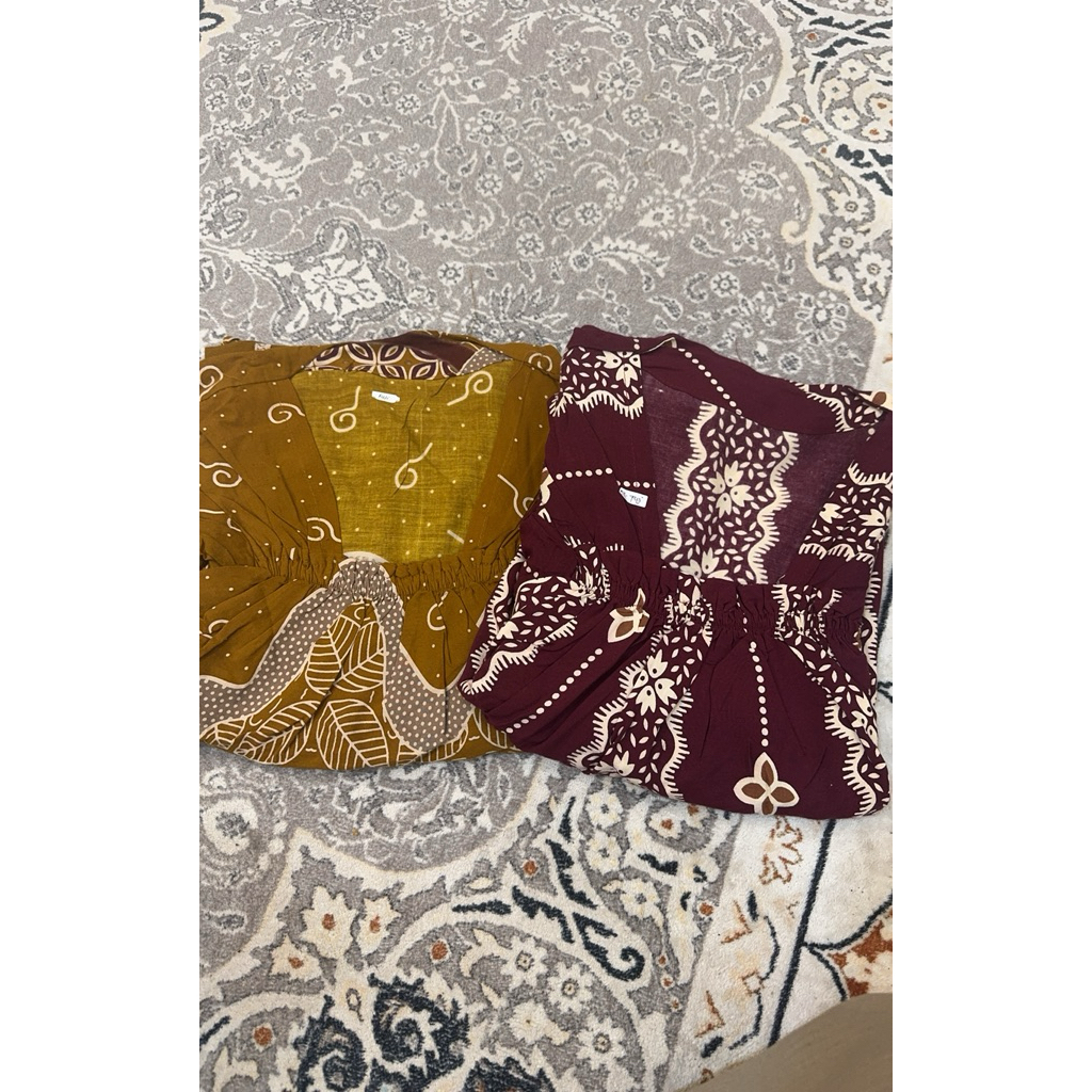 PAKET MANJAH ISI 2 DASTER FUJI (NABILA MUSTARD+LINA MAROON) || By Camelia Boutique 99