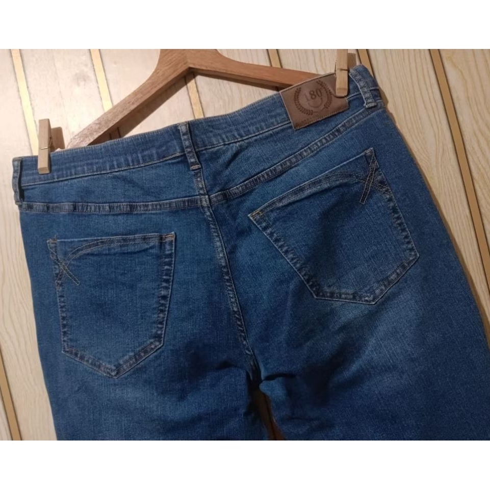 SKINNY jeans pria GIORDANO BLUES TAPERED original size 36
