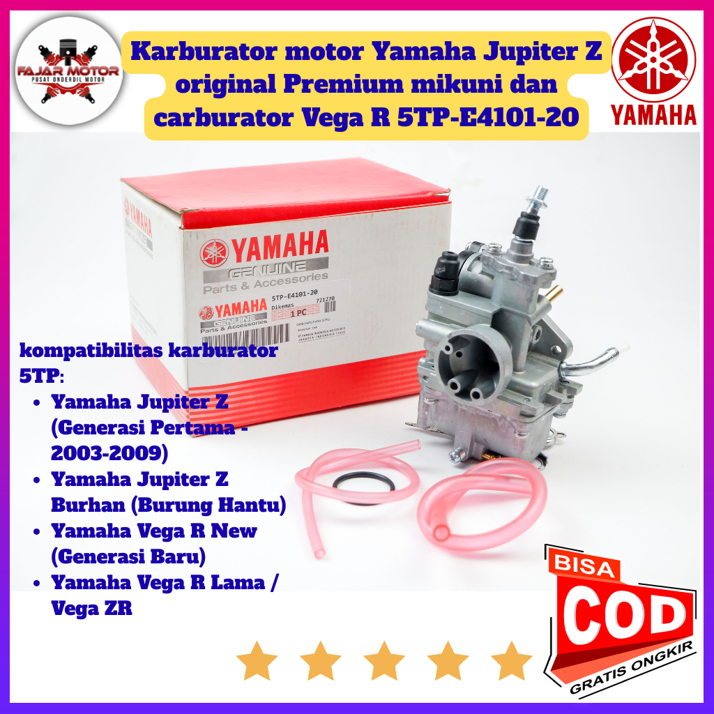 Karburator Jupiter Z Ori / Karburator Yamaha Jupiter Z Burhan & Vega R Original 5TP-E4101