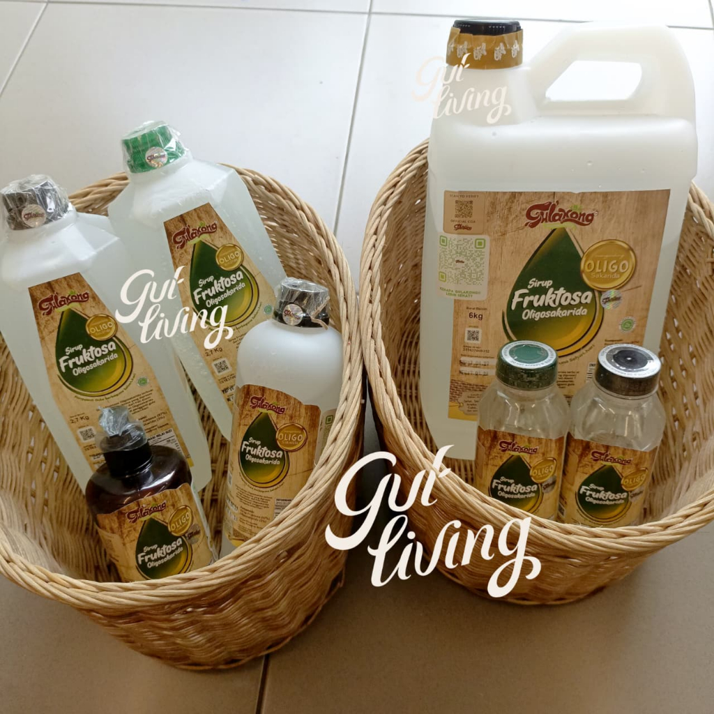 Gulakong Gula Singkong Sirup Fruktosa Natural Cassava Syrup Sugar Oligosakarida Prebiotik Postbiotik