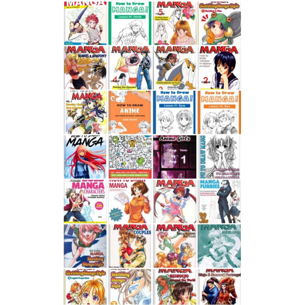 how to draw manga buku how to draw manga series terlengkap