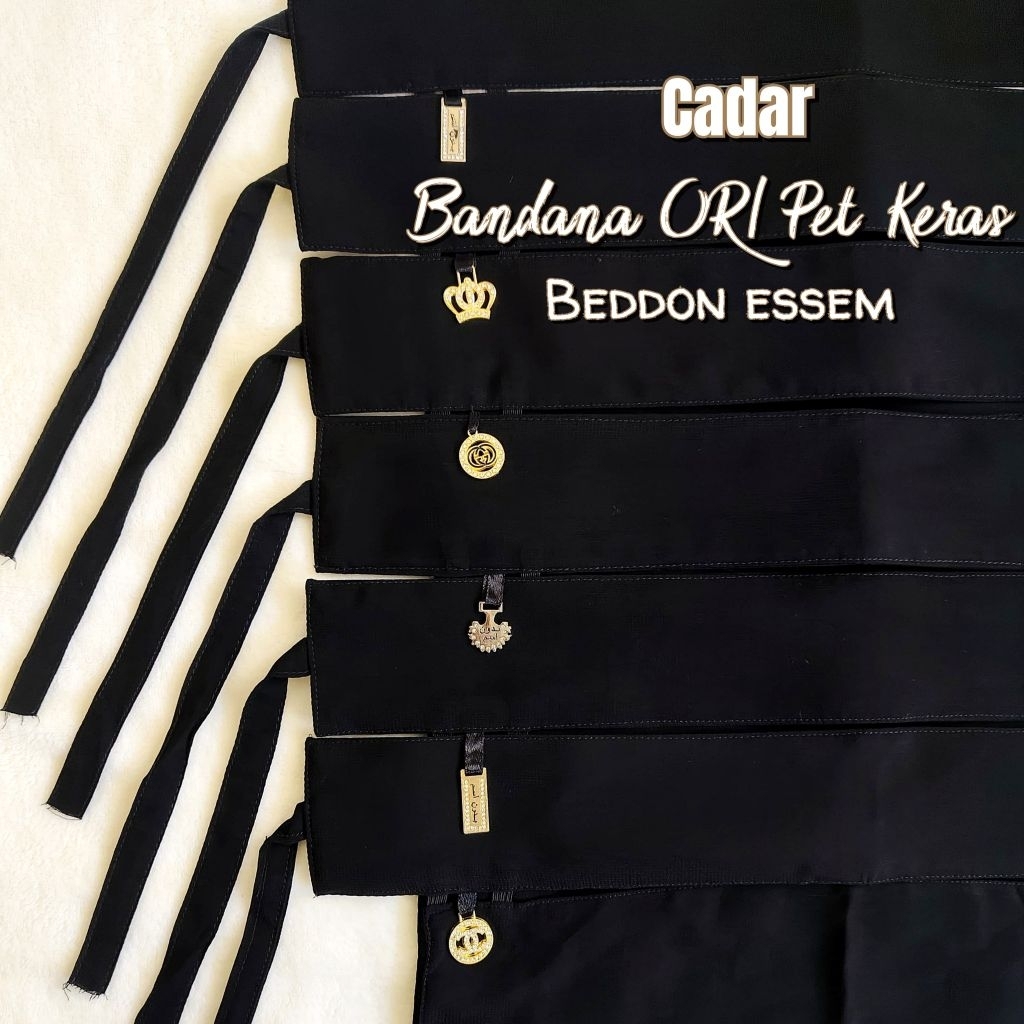 CADAR BANDANA CADAR PONI PET KERAS ORI ASLI SAUDI BEDDON ESSEM