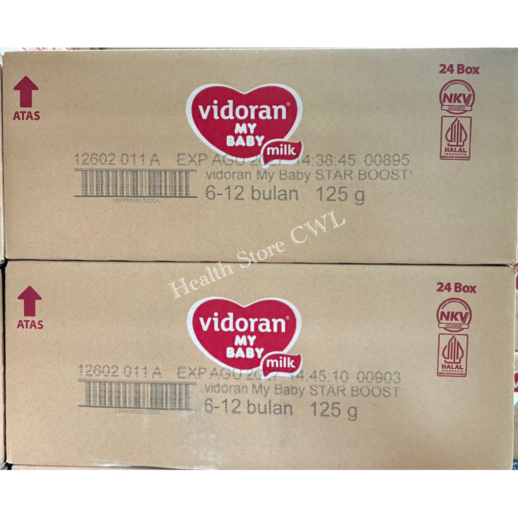 VIDORAN MY BABY 6-12 BULAN (24 PCS) [1 KARTON]