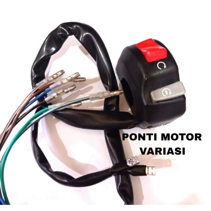 PONTI MOTOR SAKLAR KANAN KTC SAKLAR STARTER & ON OFF MODEL KTC