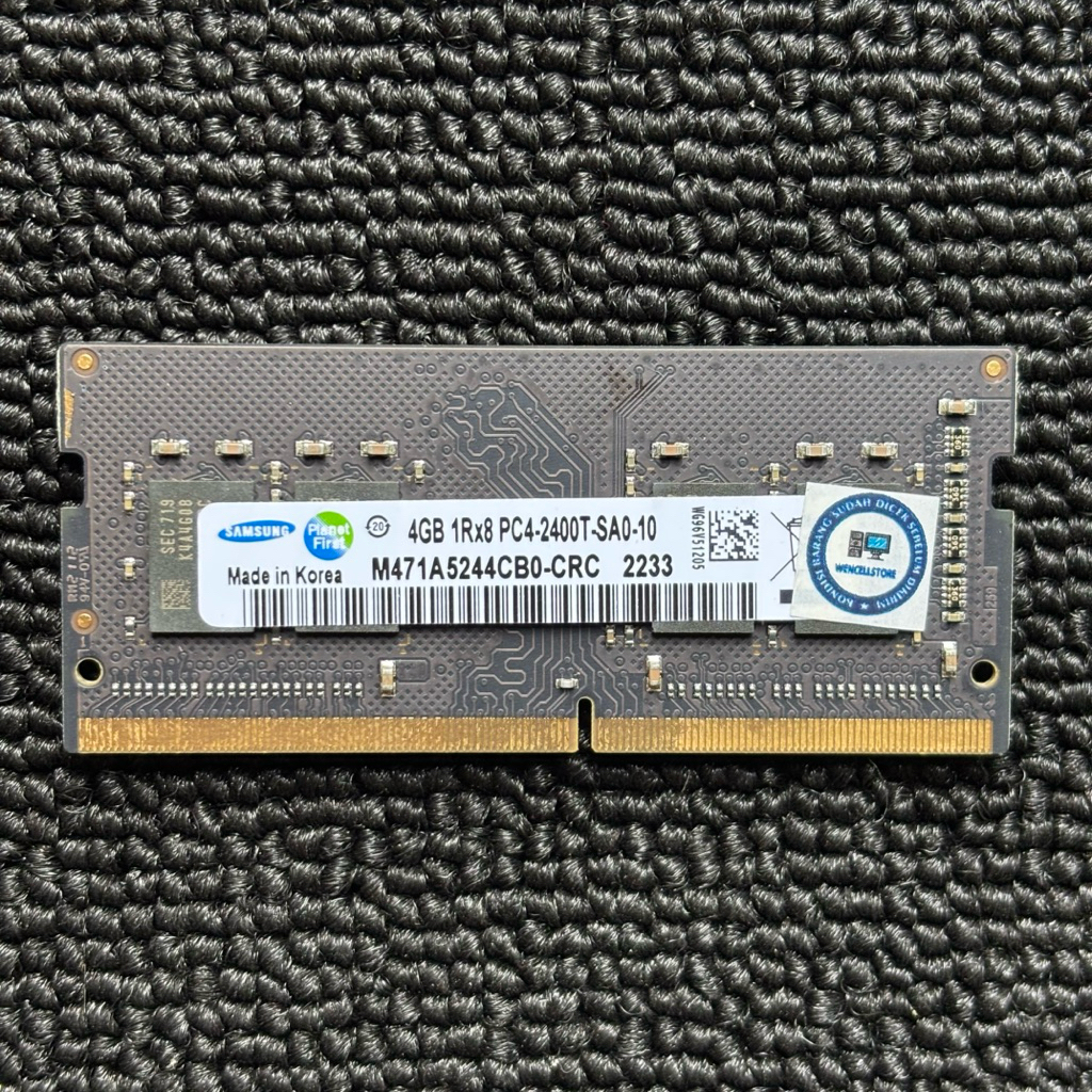 RAM LAPTOP SAMSUNG 4GB 1Rx8 PC4-2400T DDR4 V2