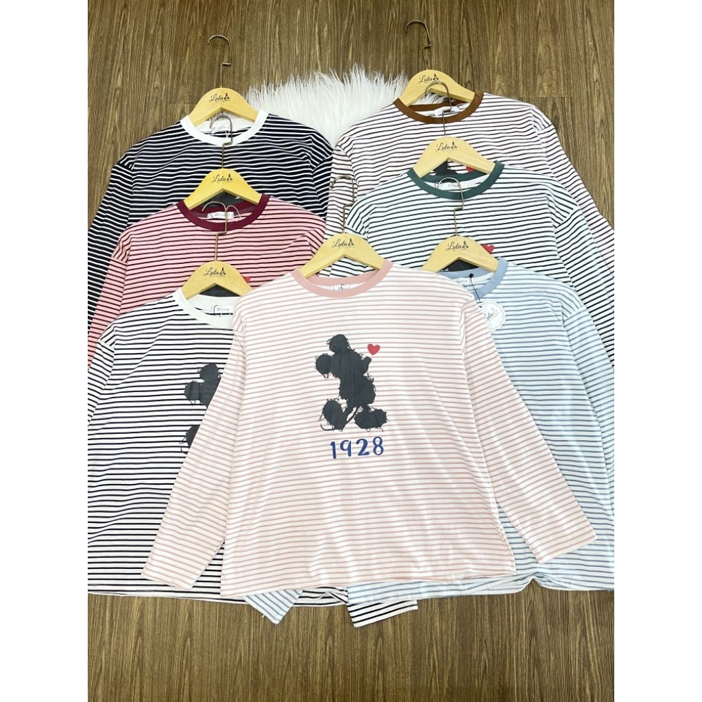 long shirt disney salur wanita / BEST SELLER