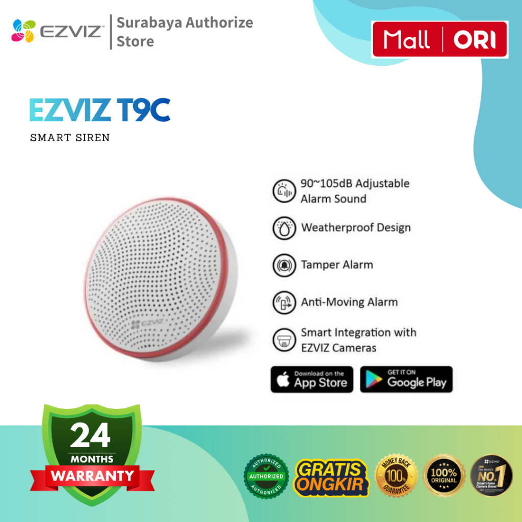 Ezviz T9C Smart Home Siren Alarm