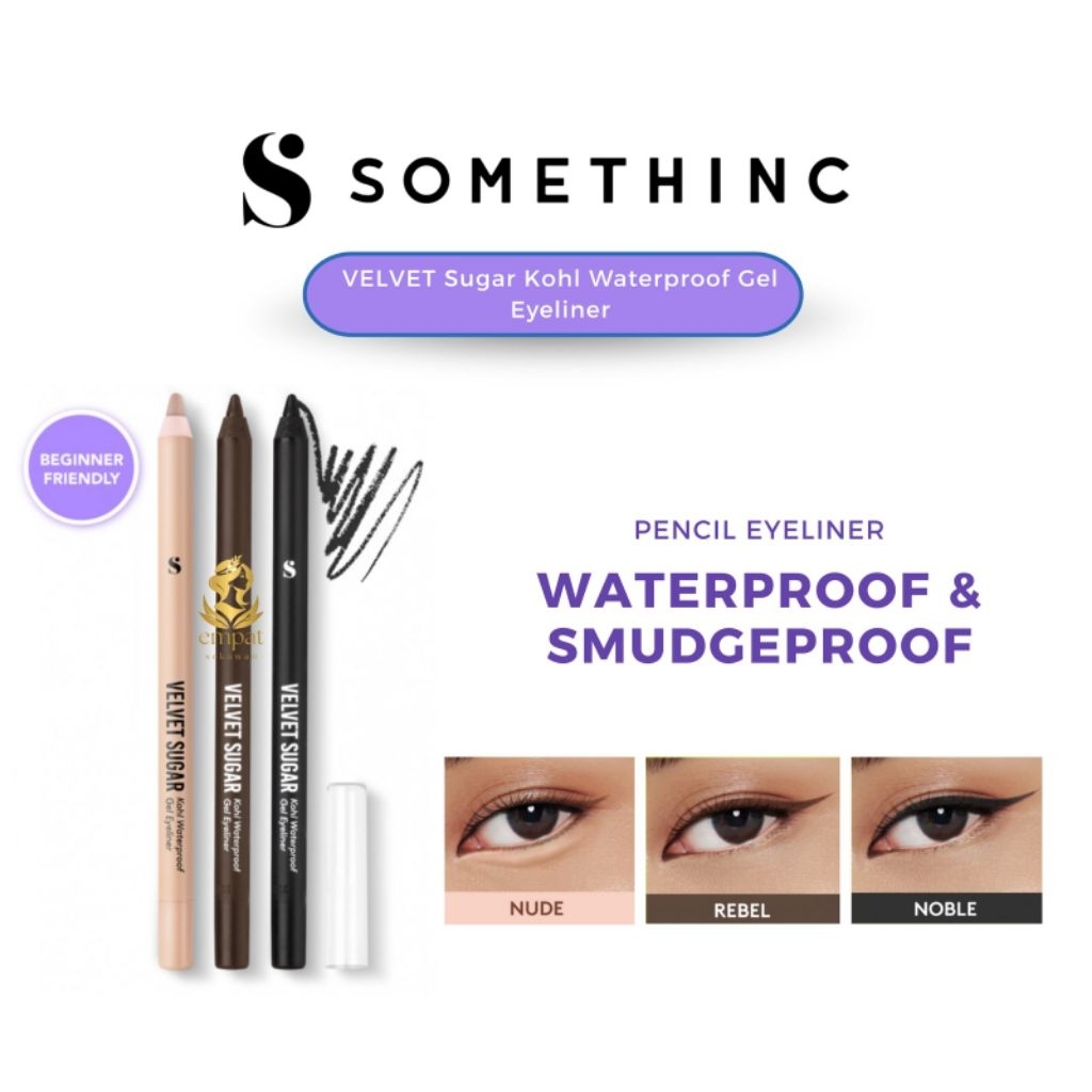 SOMETHINC VELVET Sugar Kohl Waterproof Gel Eyeliner | Eyeliner Pensil