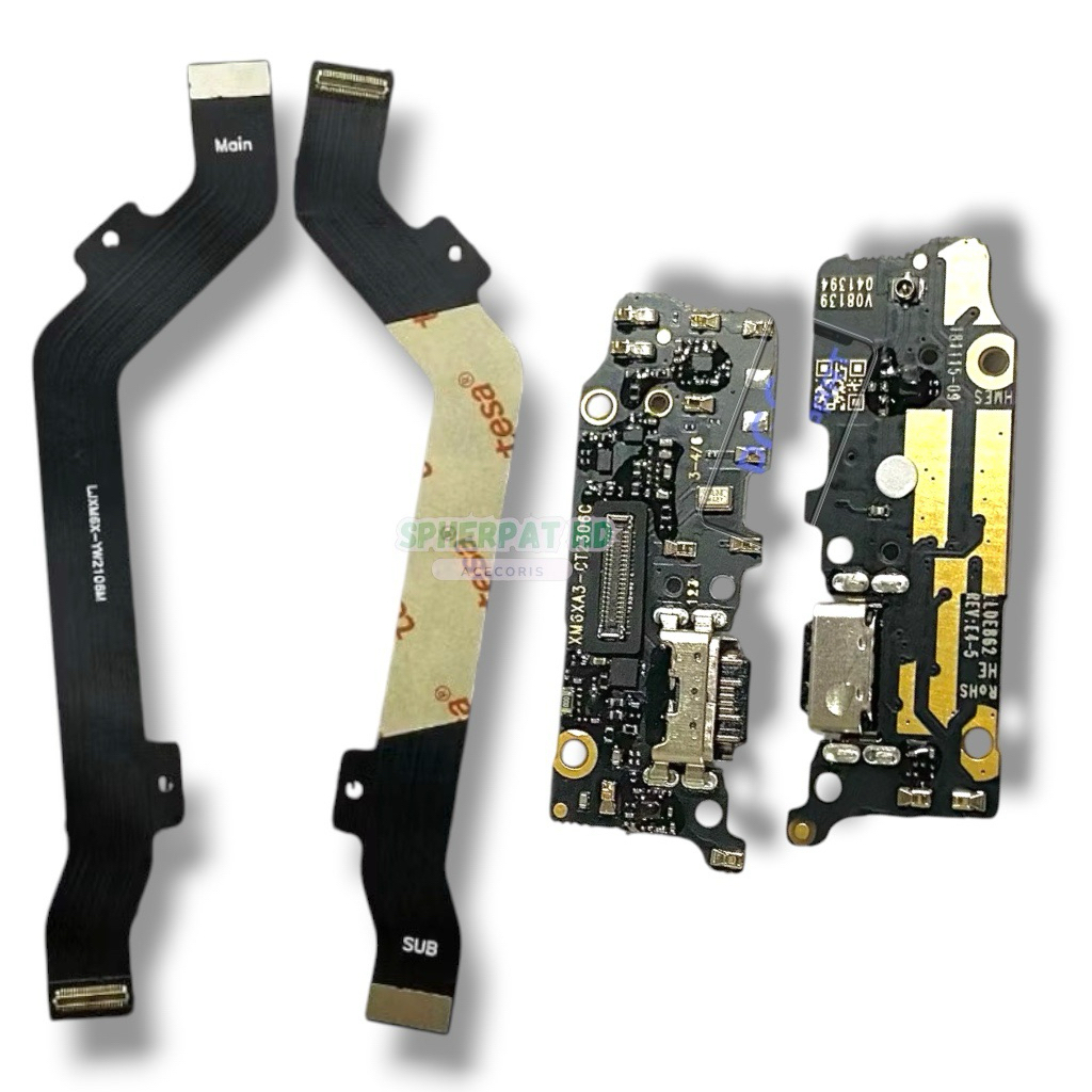 PAPAN CAS /KONEKTOR CHARGER DAN FLEKSIBEL BOARD MI A2 /MIA2 /MI 6X /MI6X