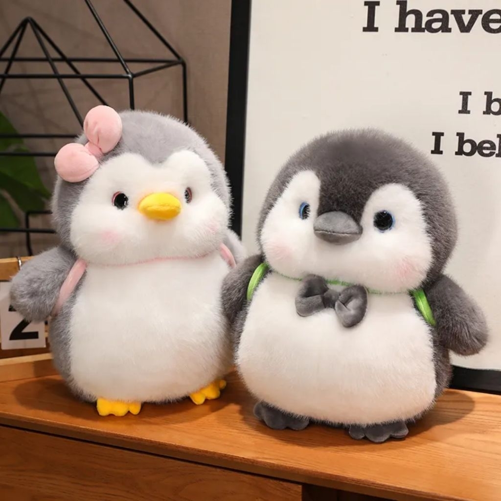 Boneka Penguin Pinguin Tas 30Cm Lucu Unik