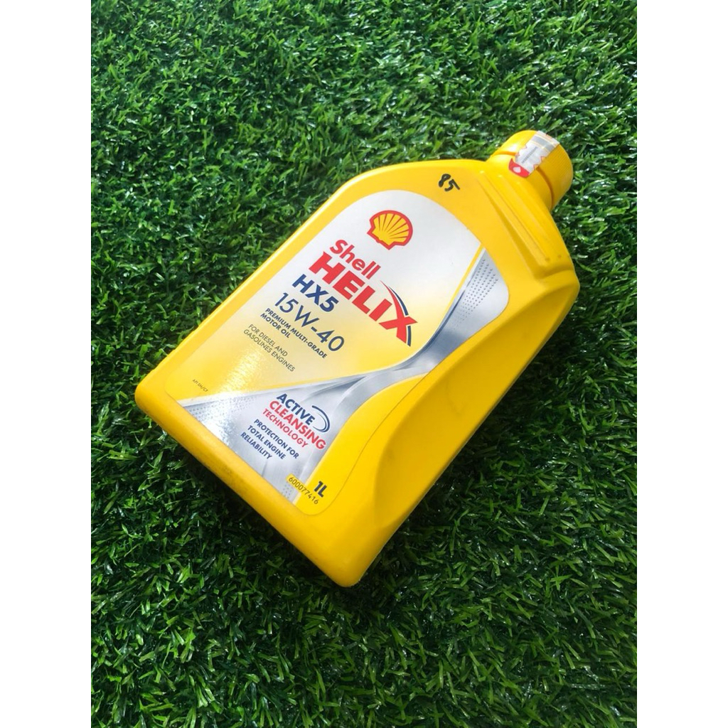 Oli Shell Helix HX5 15W-40 1L Kuning