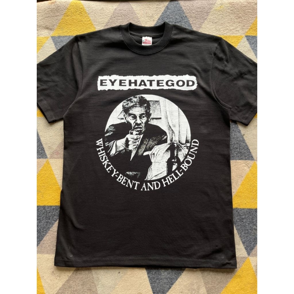 KAOS BAND EYEHATEGOD TAG STITCH SUPPLY HEAVY COTTON