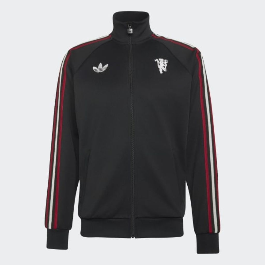 adidas Originals Tracktop Jacket Manchester United Black BNWT Original Resmi JZ2230