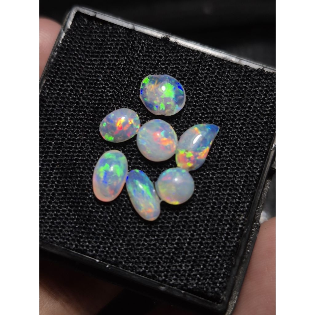 Batu Kalimaya milky banten size random 5-8 mm