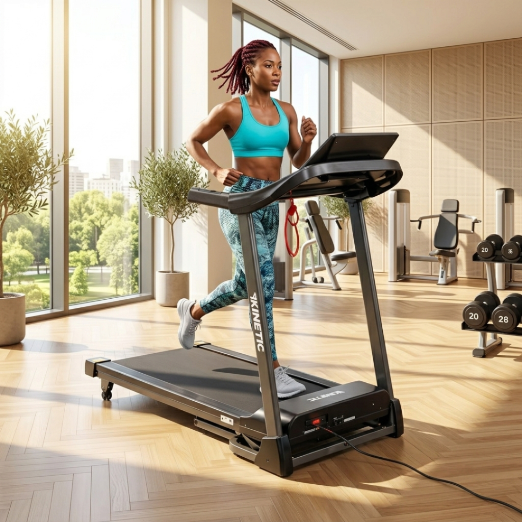Treadmill Motorized Smart - Peralatan Olahraga Peralatan Gym Alat Fitness Indoor KINETIC 1.25HP