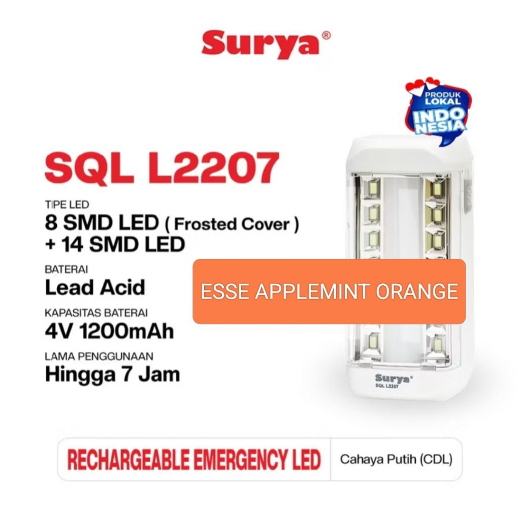 lampu emergency LED flash lampu neon