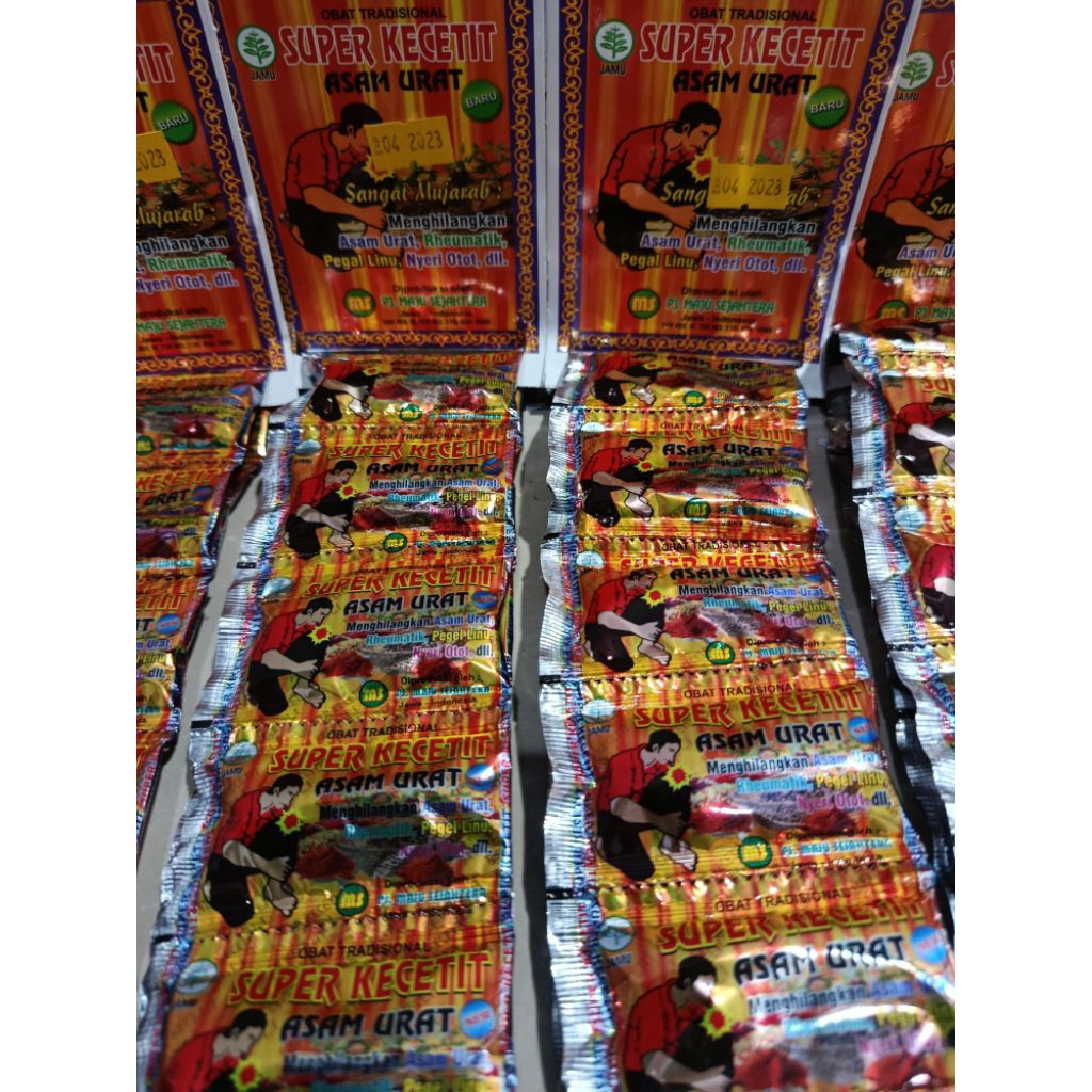 super kecetit ori 100% obat Tradisional untuk Asam Urat dan Pegal