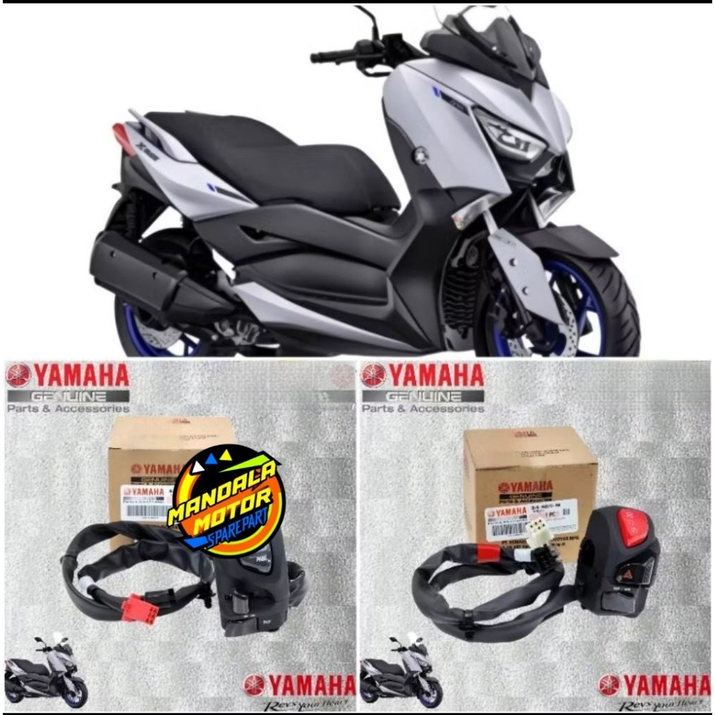 HOKDER SAKLAR KANAN KIRI XMAX X MAX 250 V1 OLD ORIGINAL YAMAHA B74-H3973 B74-H3963-00