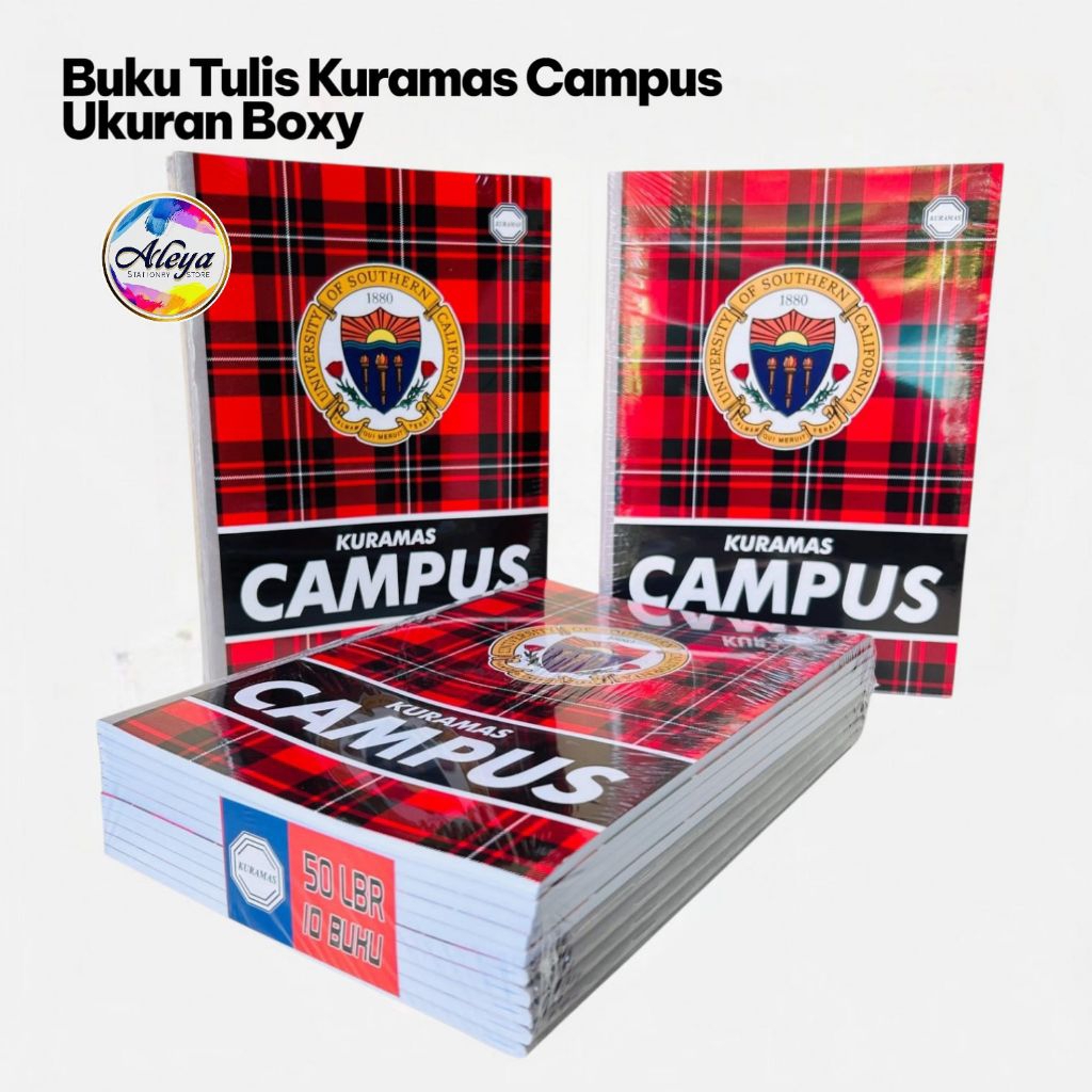 Buku tulis campus 50 lembar Isi 10 buku Kuramas buku Campus panjang