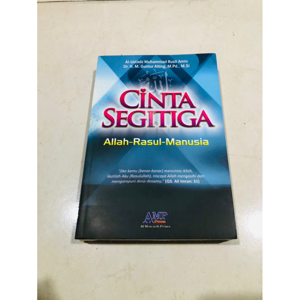 ( PROMO BUKU MURAH ORIGINAL ) BUKU AGAMA ISLAM / BACAAN ISLAM / MOTIVASI ISLAM / CINTA SEGITIGA / AL