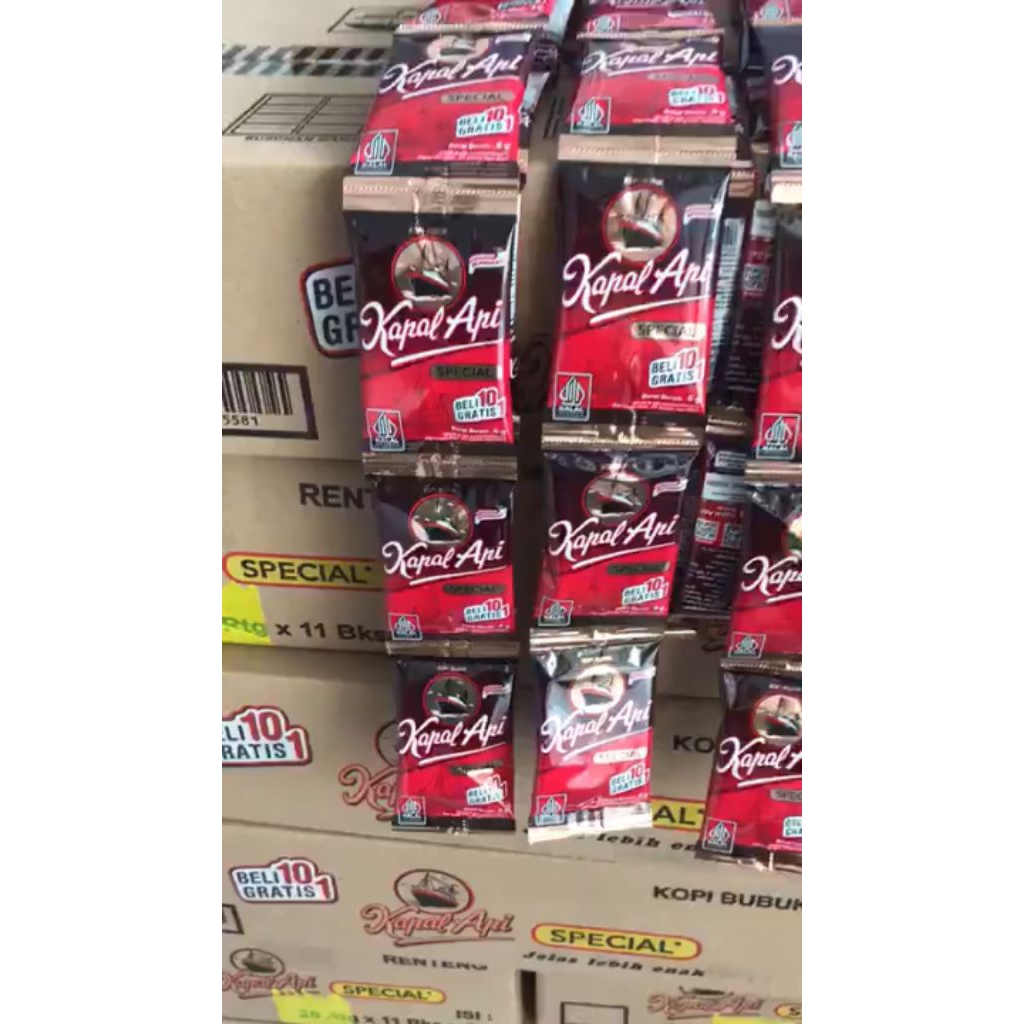 Kopi Kapal Api Mini Tanpa Gula