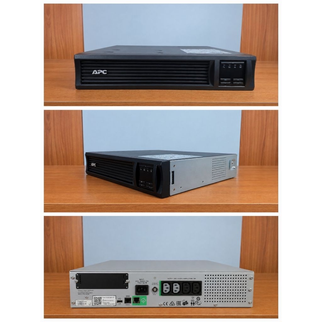 APC Smart-UPS SMT750RMI2UC 750VA 500W Rackmount 2U Pure Sine Wave LCD Display SmartConnect Second Be