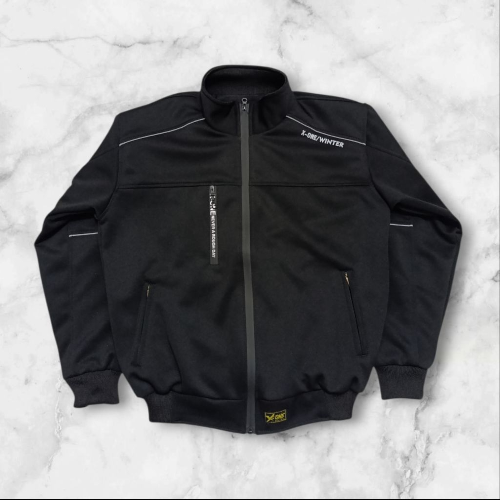 Jaket Bonding Tracksuit Bahan Scuba Dewasa Pria Dan Wanita