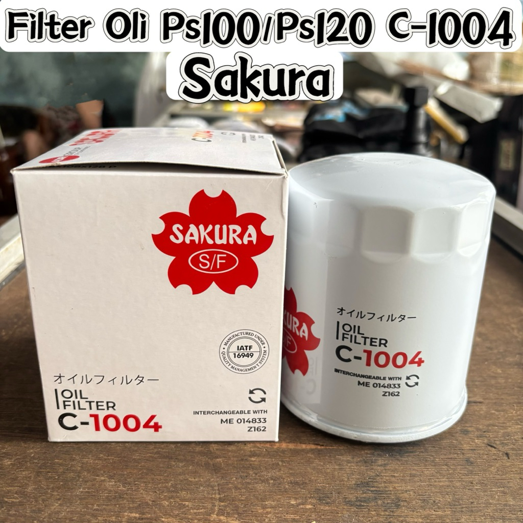 Filter Oli Ps100/Ps120 Sakura C1004 / Filter Oil Sakura Ps120/ filter oli PS100 sakura C1004 / filte