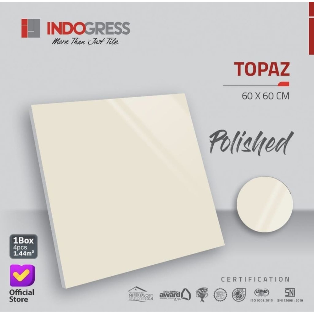 Granite 60x60 Indogress Topaz | Polished | KILAP