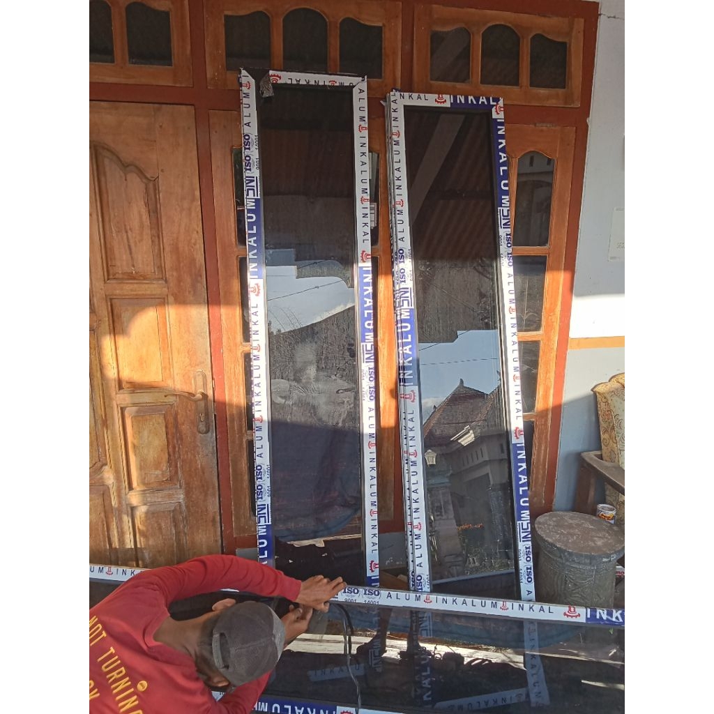 jendela aluminium 50x200 casment