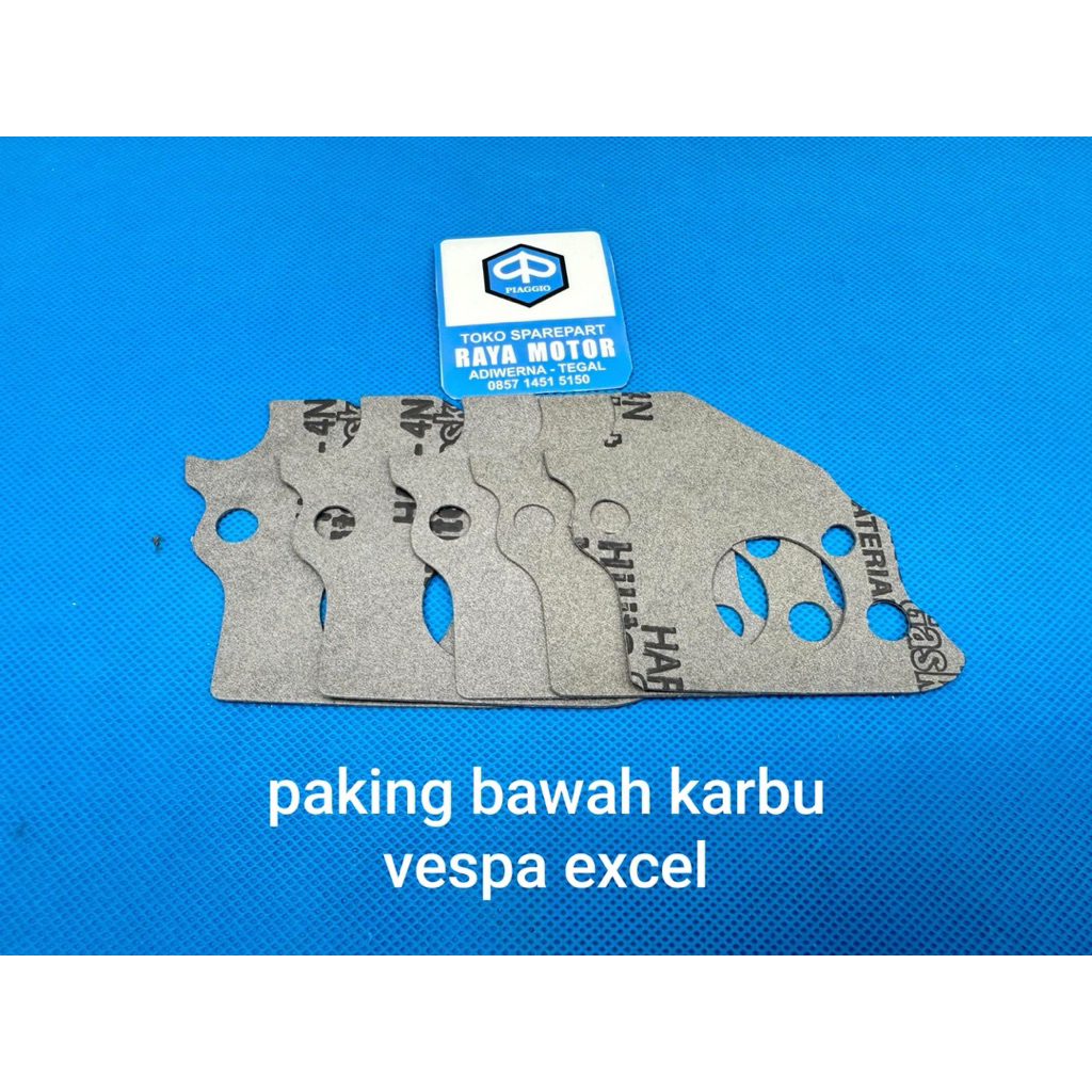paking karbu vespa,bawah mangkok karbu vespa excel