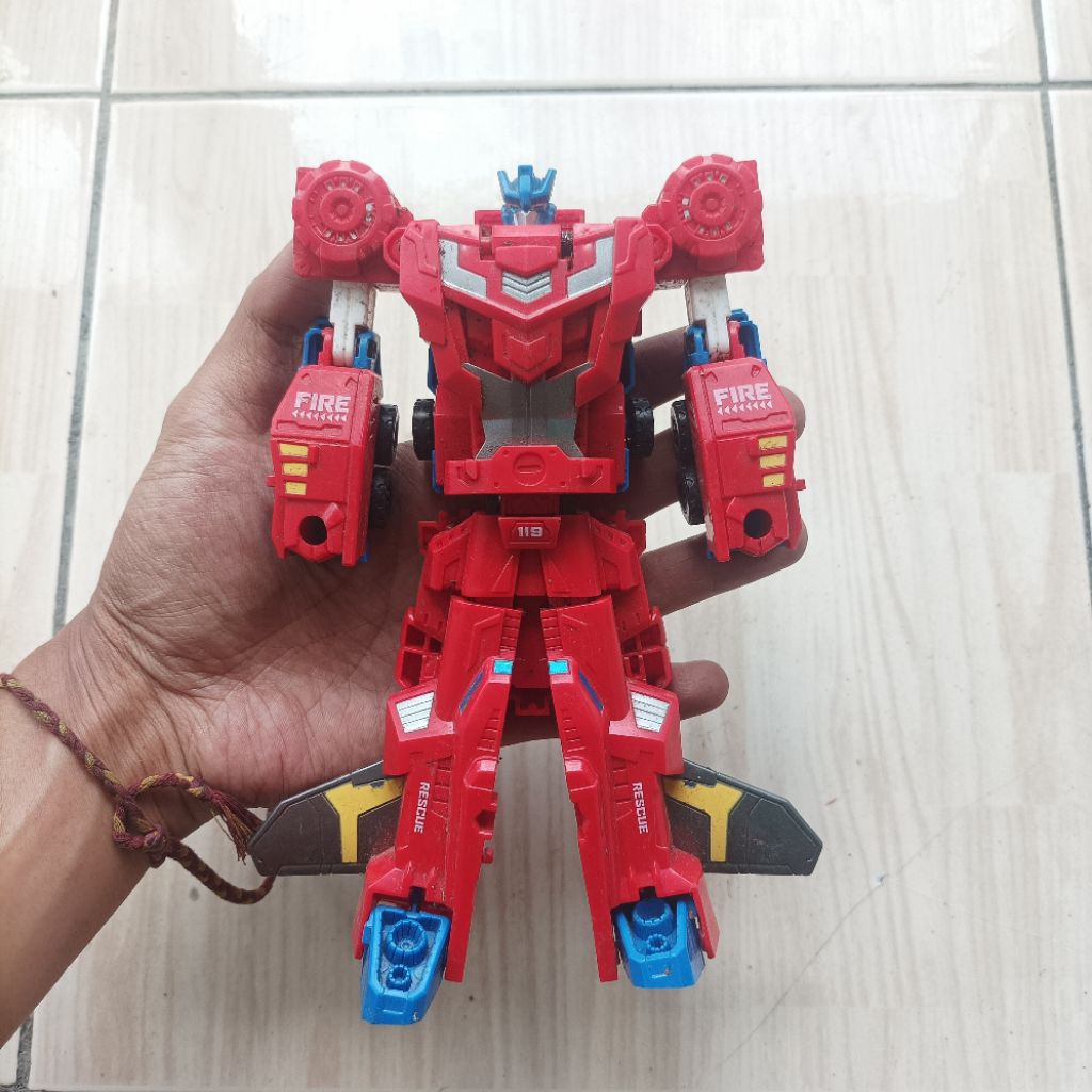 Transformers Jumbo Rid Combiner Optimus Prime JetFire Mainan Action Figure